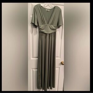 Olive Green Maxi Dress